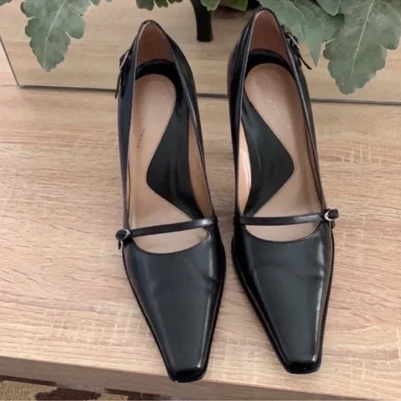 KENNETH COLE NEW YORK BLACK HEELS SIZE 7.5 - Picture 10 of 13